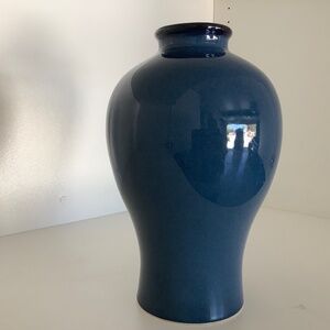 Oversized Ceramic Vase (Deep Blue)